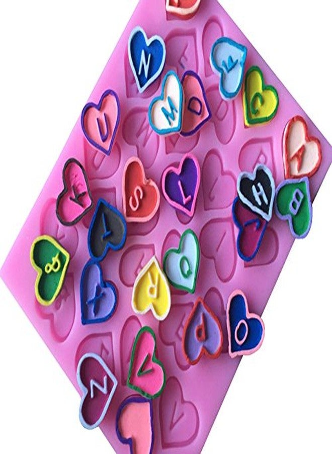Futaba 3D Heart Letters Shape Mold - Image 1